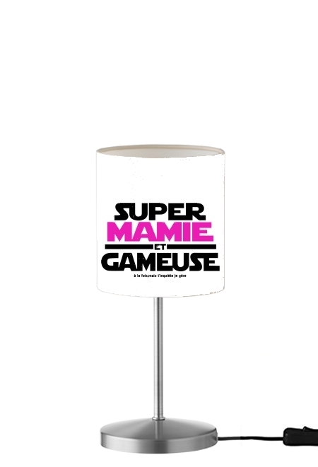  Super mamie et gameuse para Lámpara de mesa / mesita de noche