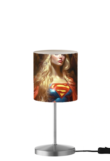  Supergirl V3 para Lámpara de mesa / mesita de noche