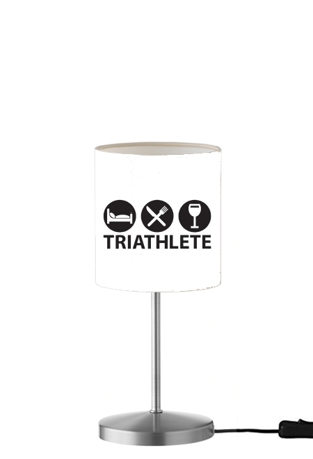  Triathlete Apero du sport para Lámpara de mesa / mesita de noche