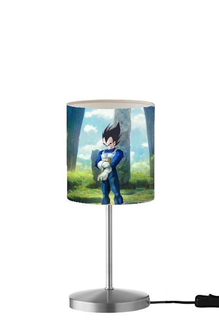  Vegeta ready to fight para Lámpara de mesa / mesita de noche