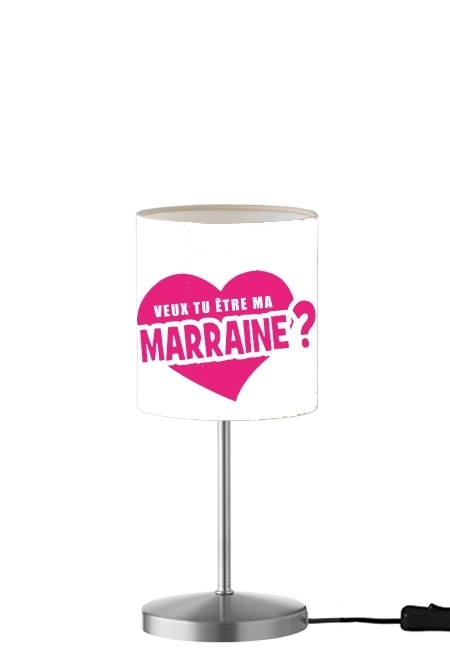  Veux tu etre ma marraine para Lámpara de mesa / mesita de noche