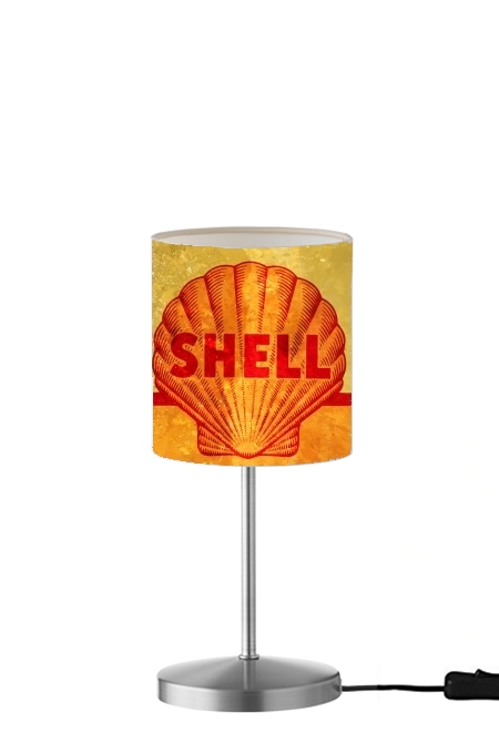  Vintage Gas Station Shell para Lámpara de mesa / mesita de noche