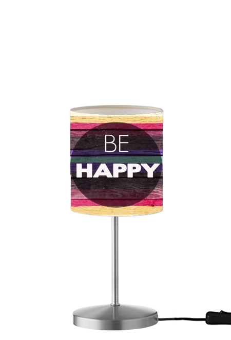  Be Happy para Lámpara de mesa / mesita de noche