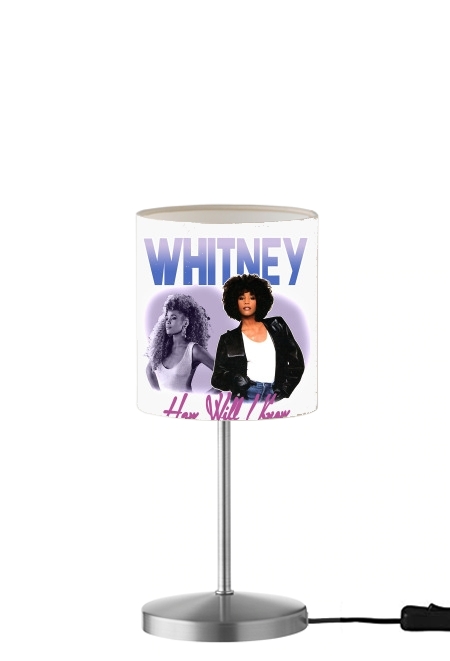  whitney houston para Lámpara de mesa / mesita de noche