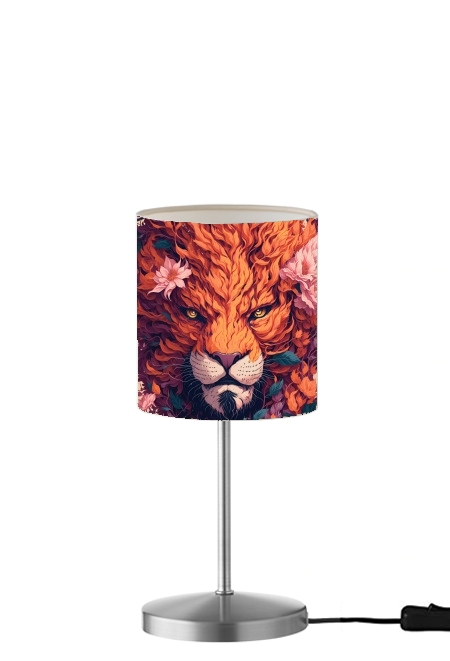  Wild Lion para Lámpara de mesa / mesita de noche