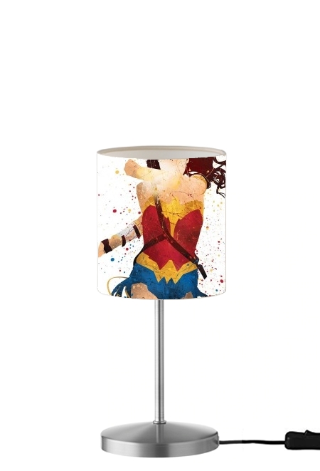  Wonder Girl para Lámpara de mesa / mesita de noche