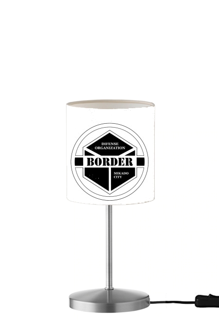  World trigger Border organization para Lámpara de mesa / mesita de noche