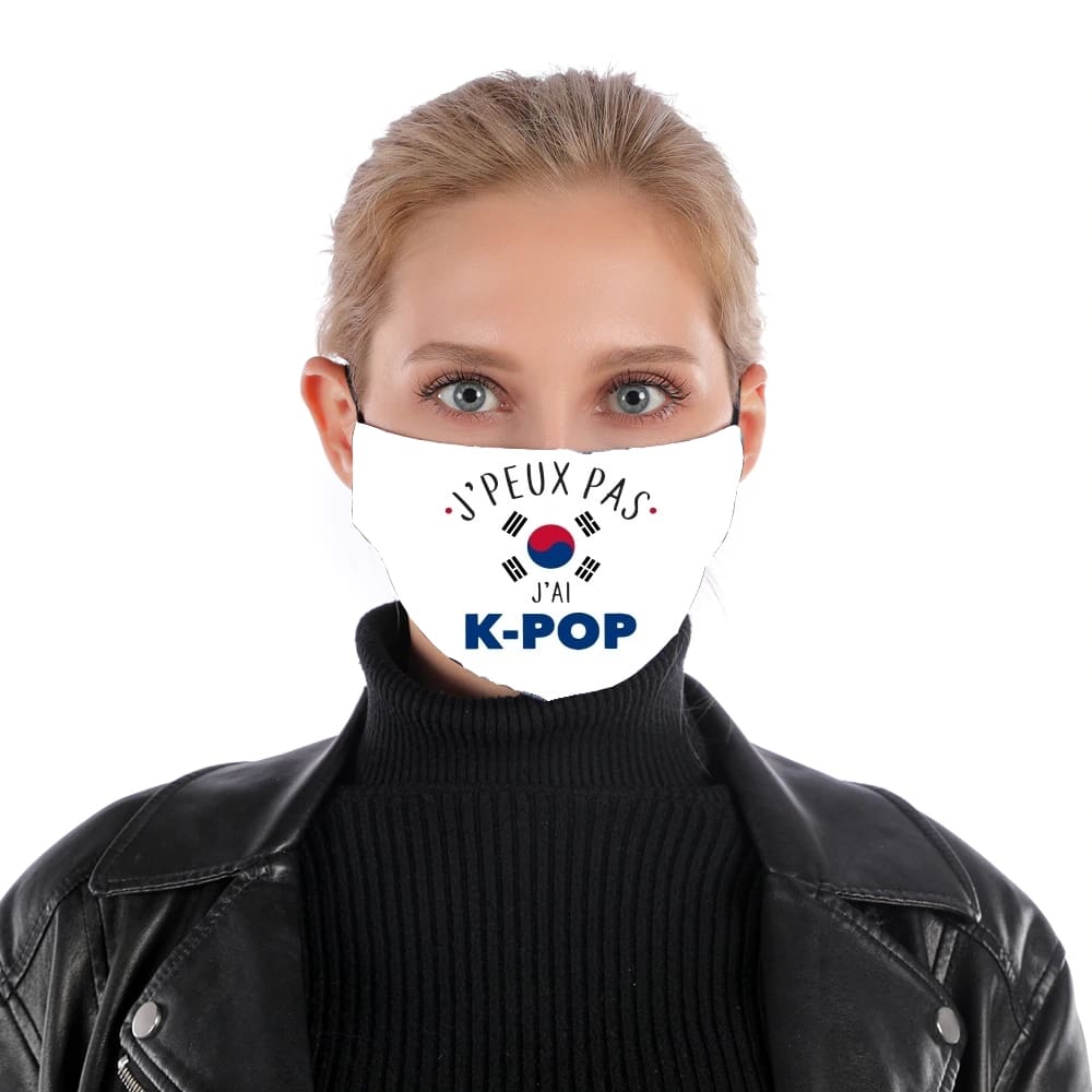  Je peux pas jai Kpop para Mascarilla para nariz y boca