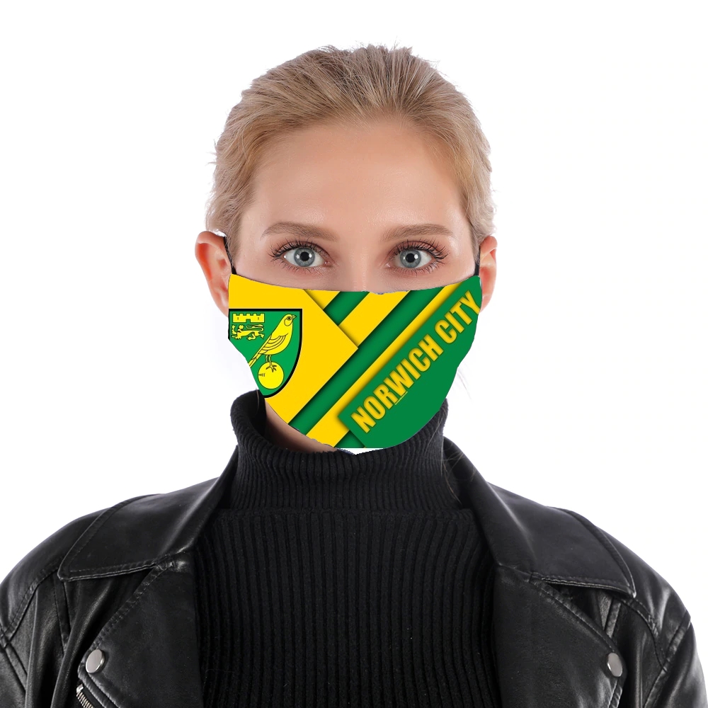  Norwich City para Mascarilla para nariz y boca