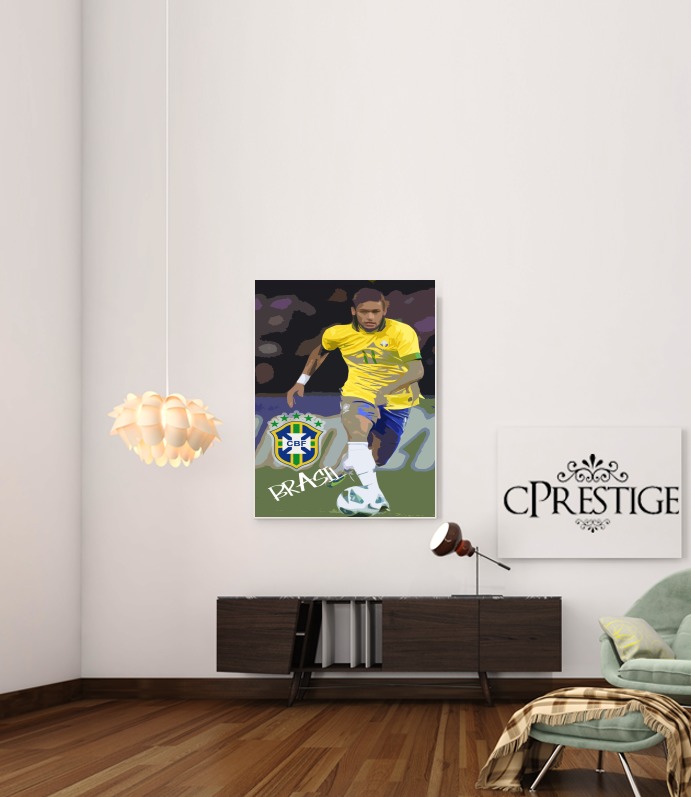  Brazil Foot 2014 para Poster adhesivas 30 * 40 cm