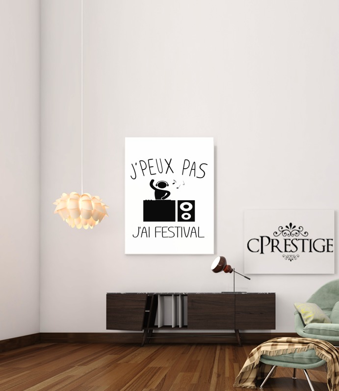  Je peux pas jai festival para Poster adhesivas 30 * 40 cm