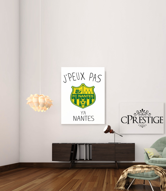  Je peux pas ya Nantes para Poster adhesivas 30 * 40 cm