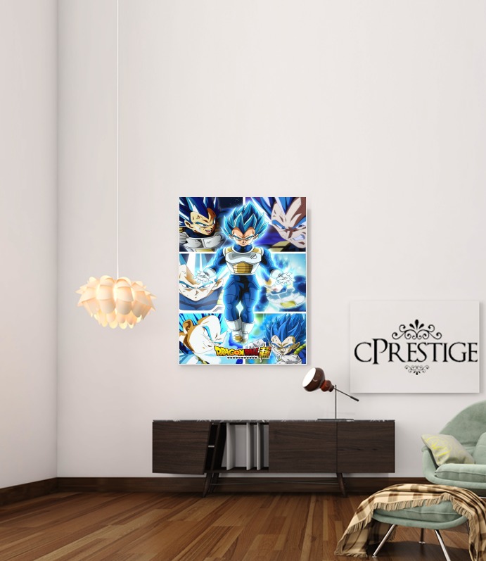  Vegeta SSJ Blue para Poster adhesivas 30 * 40 cm