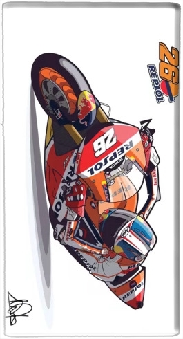  Dani Pedrosa Moto GP Cartoon Art para batería de reserva externa portable 1000mAh Micro USB