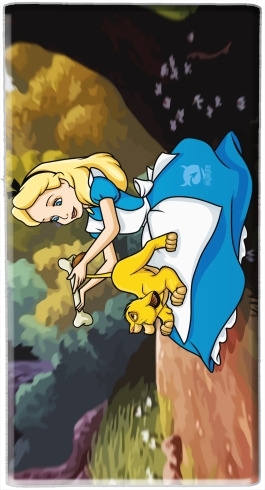  Disney Hangover Alice and Simba para batería de reserva externa portable 1000mAh Micro USB