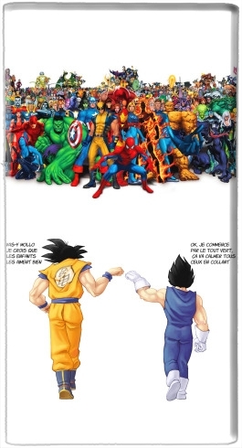  DragonBall x Marvel Combat para batería de reserva externa 7000 mah Micro USB