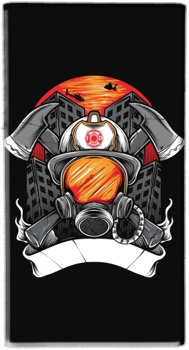  Fire Fighter Custom Text para batería de reserva externa 7000 mah Micro USB