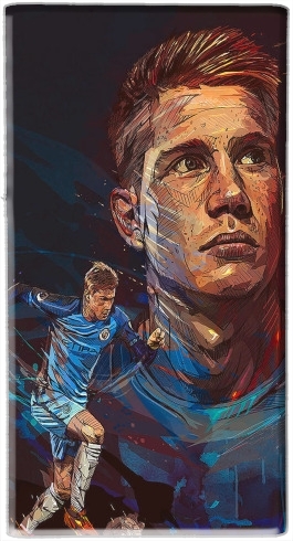  Kevin De Bruyne PaintArt para batería de reserva externa portable 1000mAh Micro USB