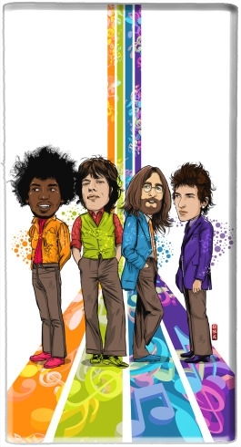  Music Legends: Lennon, Jagger, Dylan & Hendrix para batería de reserva externa portable 1000mAh Micro USB