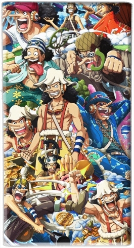  One Piece Usopp para batería de reserva externa portable 1000mAh Micro USB