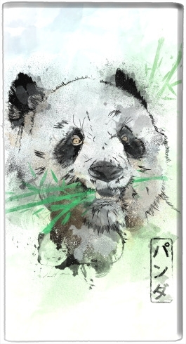  Panda Watercolor para batería de reserva externa portable 1000mAh Micro USB