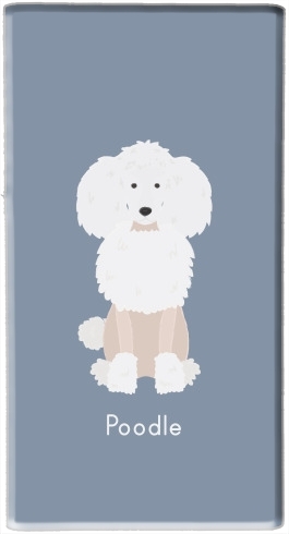  Poodle White para batería de reserva externa portable 1000mAh Micro USB