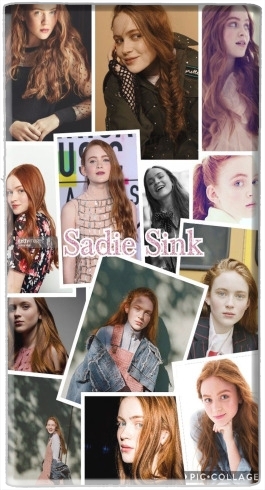  Sadie Sink collage para batería de reserva externa 7000 mah Micro USB