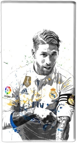  Sergio Ramos Painting Art para batería de reserva externa portable 1000mAh Micro USB