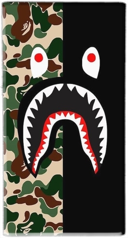  Shark Bape Camo Military Bicolor para batería de reserva externa portable 1000mAh Micro USB