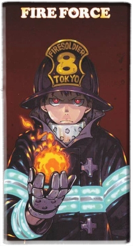  Shinra kusakabe fire force para batería de reserva externa portable 1000mAh Micro USB