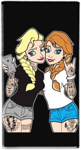  Sisters Selfie Tatoo Punk Elsa Anna para batería de reserva externa 7000 mah Micro USB