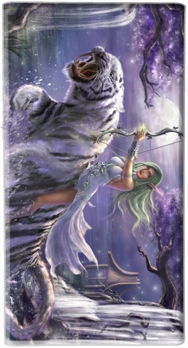  Tyrande Whisperwind World Of Warcraft Art para batería de reserva externa portable 1000mAh Micro USB