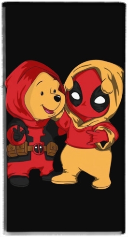  Winnnie the Pooh x Deadpool para batería de reserva externa portable 1000mAh Micro USB