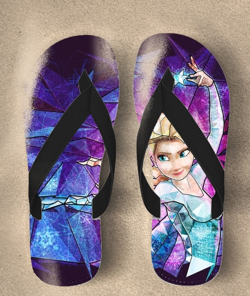  Elsa Frozen para Chanclas