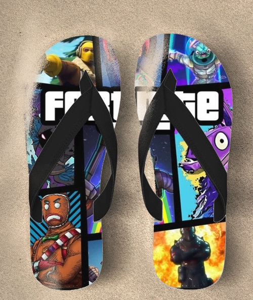  Fortnite - Battle Royale Art Feat GTA para Chanclas