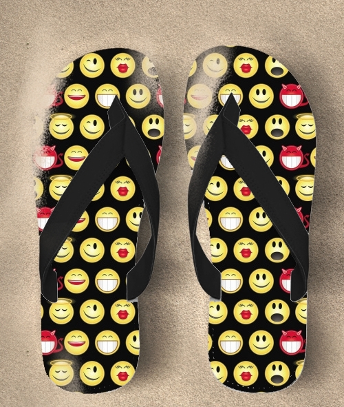  funny smileys para Chanclas