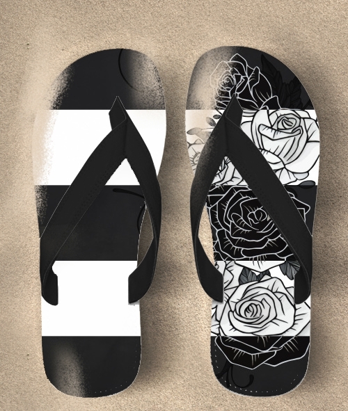  Inverted Roses para Chanclas