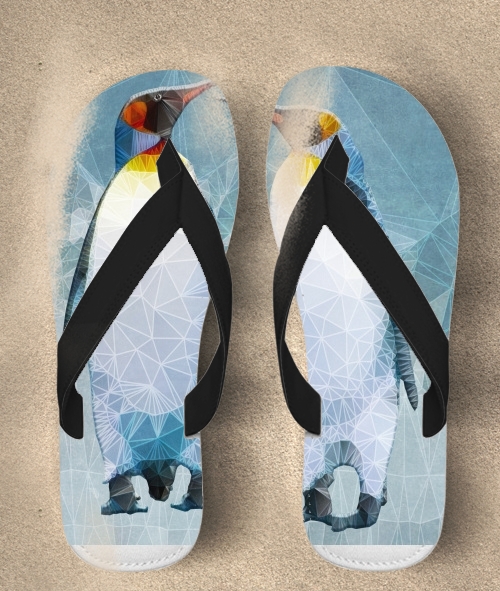  penguin love para Chanclas