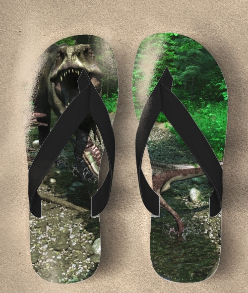  Tyrannosaurus Rex 4 para Chanclas