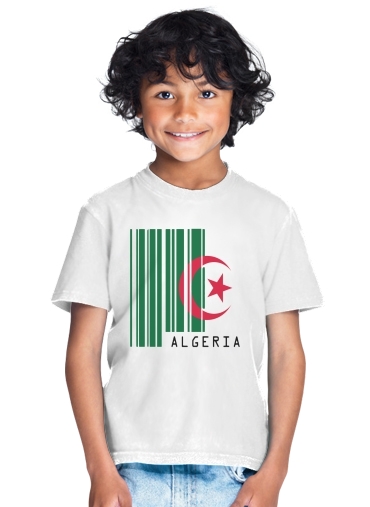  Algeria Code barre para Camiseta de los niños