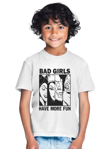  Bad girls have more fun para Camiseta de los niños