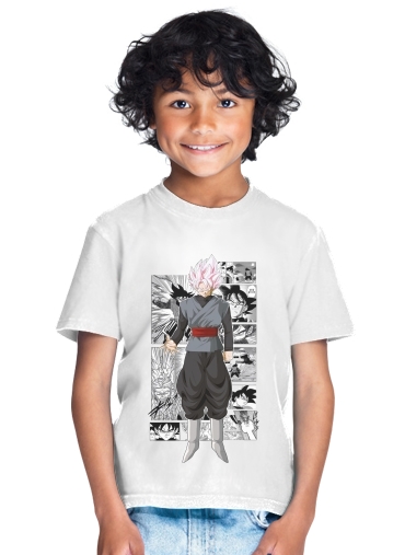  Black Goku Scan Art para Camiseta de los niños