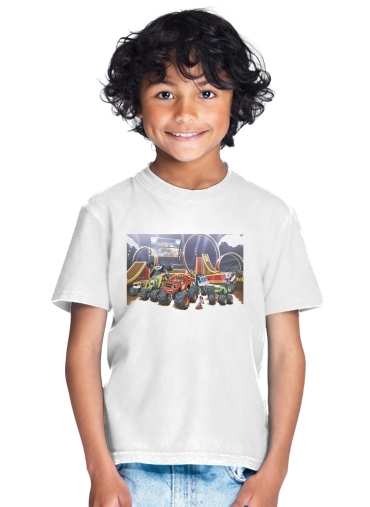  Blaze Cars para Camiseta de los niños