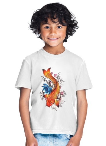  Carpe japonaise para Camiseta de los niños