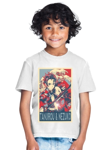  Demon Slayer Propaganda para Camiseta de los niños