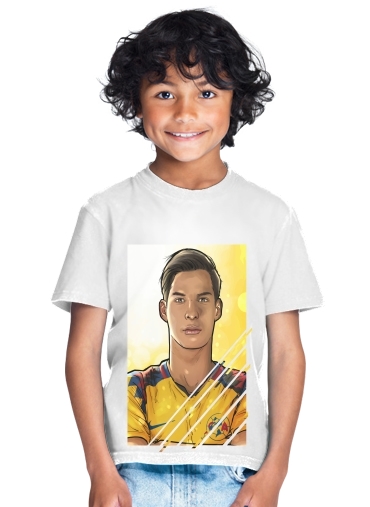  Diego Lainez America para Camiseta de los niños