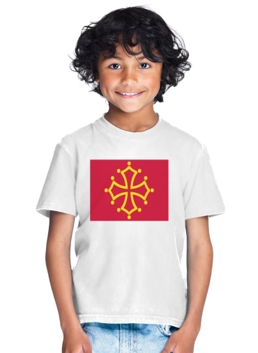  Drapeau de Midi-Pyrenees para Camiseta de los niños