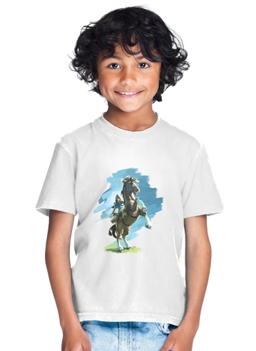  Epona Horse with Link para Camiseta de los niños