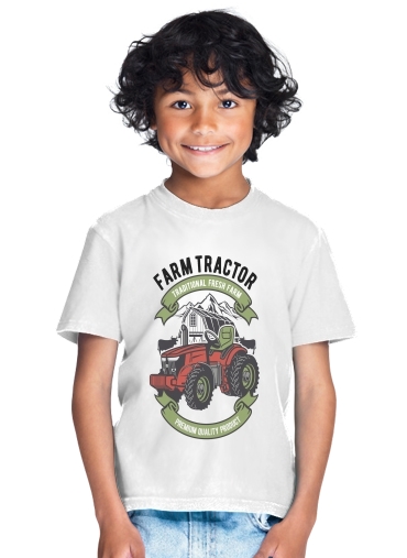  Farm Tractor para Camiseta de los niños