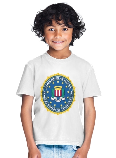  FBI Federal Bureau Of Investigation para Camiseta de los niños